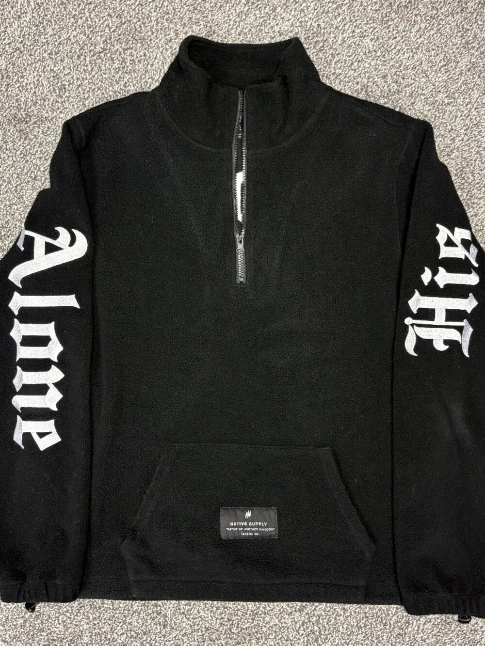 Native Supply HGA His Glory Alone 1/4 Zip Fleece, Size XL